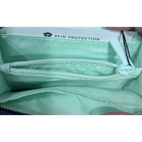 Vera Bradley RFID Petite Zip Around Wallet In Floral Bursts NWT - Picture 5 of 5